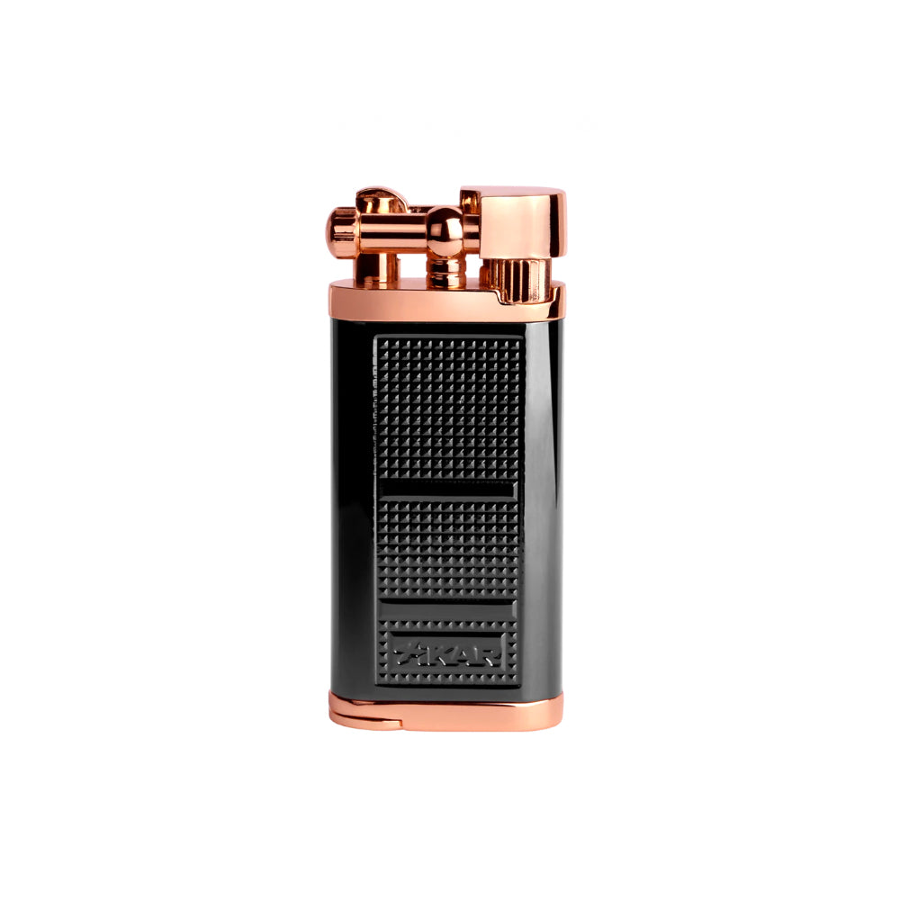 XIKAR Pipeline Soft Flame Pipe Lighter Black & Rose