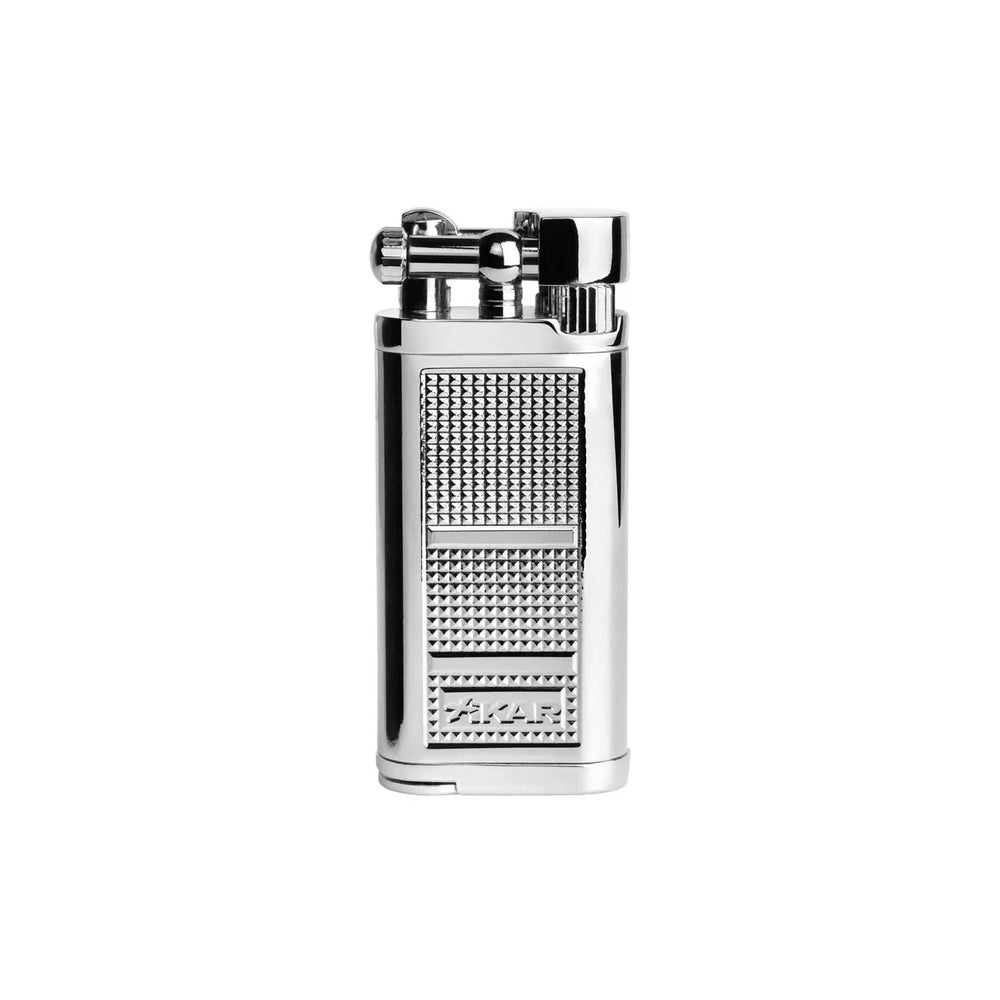 XIKAR Pipeline Soft Flame Pipe Lighter Chrome Silver