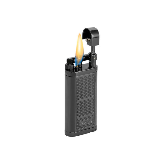 XIKAR Pipeline Soft Flame Pipe Lighter Black Plated