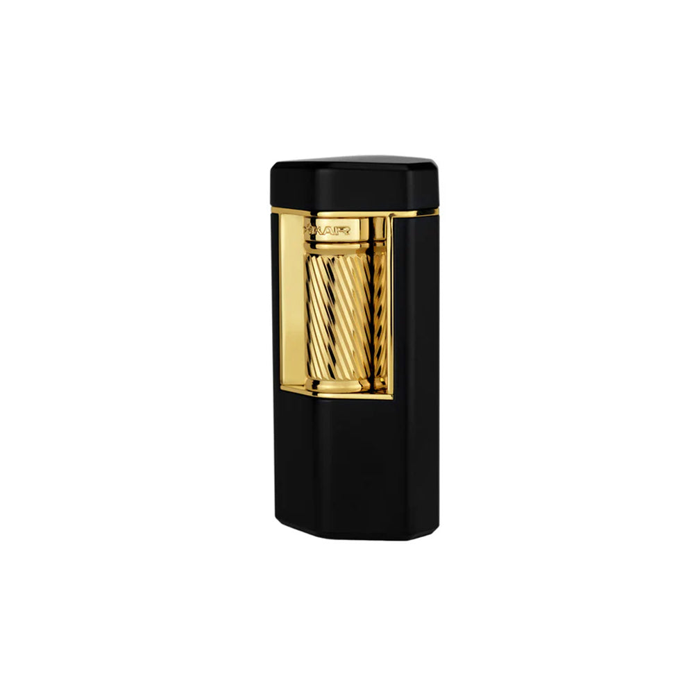 XIKAR Meridian Triple Soft Flame Lighter Black & Gold