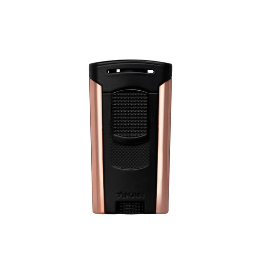 XIKAR Astral Single Jet Lighter Black & Rose Gold
