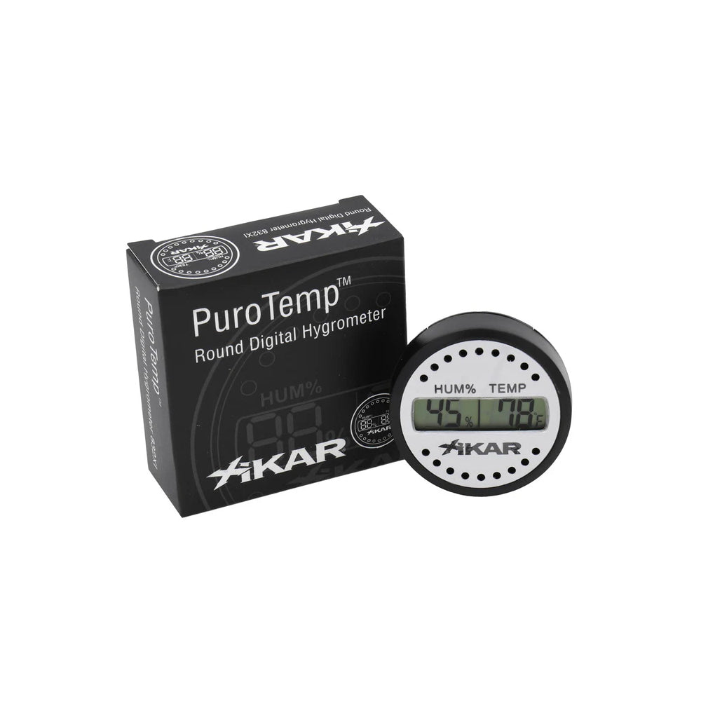 XIKAR Round Digital Hygrometer