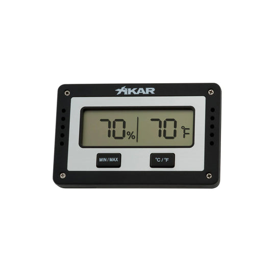XIKAR Rectangular Digital Hygrometer