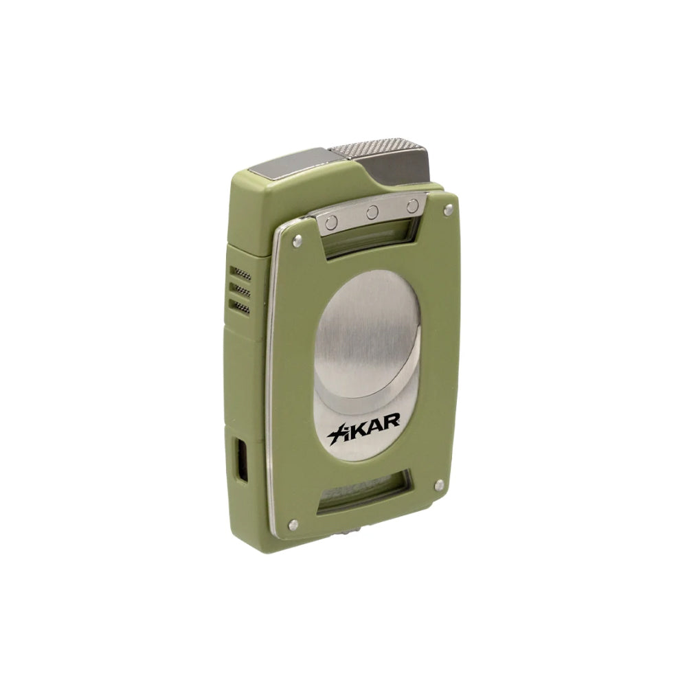 XIKAR Ultra Mag Torch Lighter / Ultra Slim Cigar Cutter Magnetic Combo – Olive Drab
