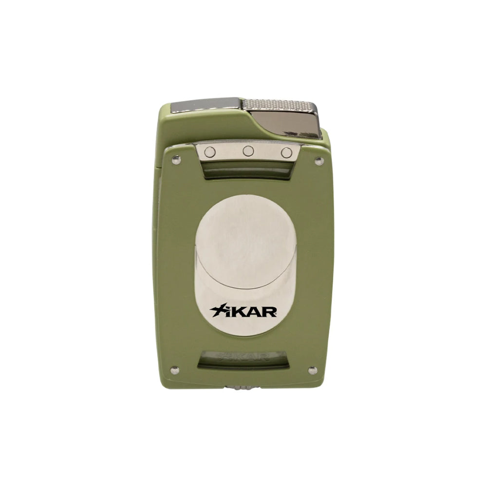 XIKAR Ultra Mag Torch Lighter / Ultra Slim Cigar Cutter Magnetic Combo – Olive Drab