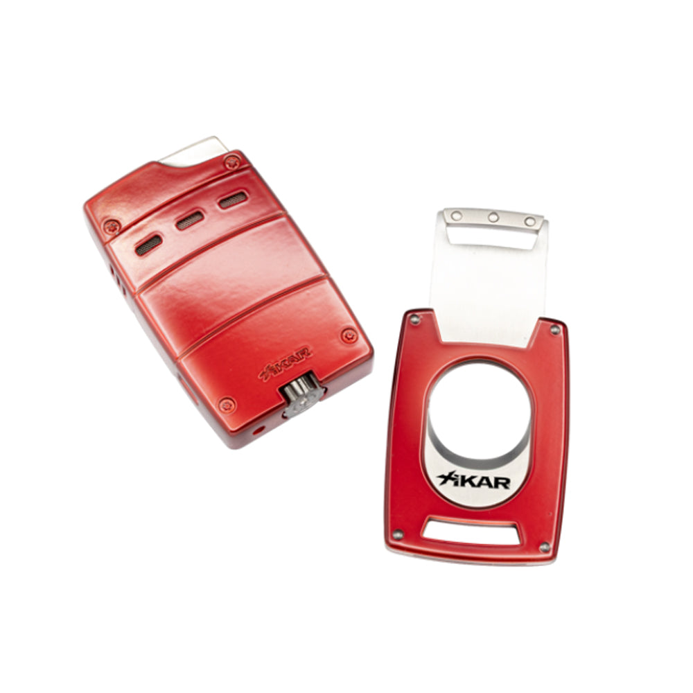 XIKAR Ultra Mag Torch Lighter / Ultra Slim Cigar Cutter Magnetic Combo