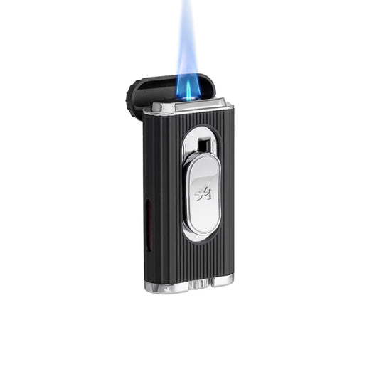 XIKAR Hedron Lighter - Black & Chrome